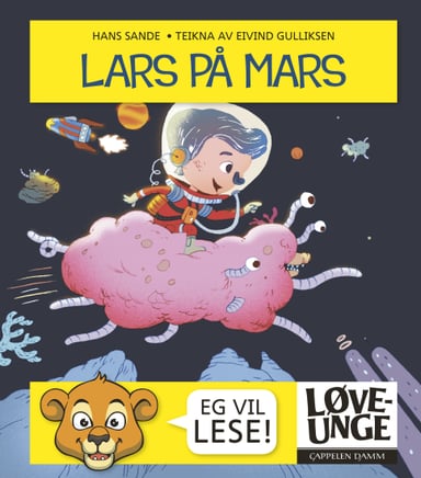 Omslag av "Løveunge - Lars på Mars (nynorsk)"