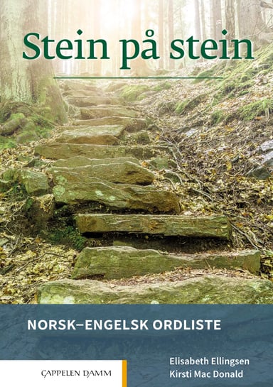Omslag av "Stein på stein Norsk-engelsk ordliste"