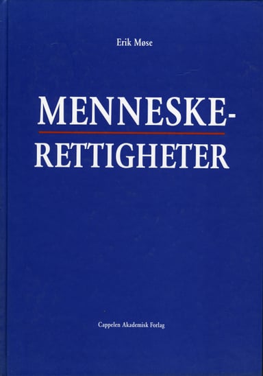 Omslag av "Menneskerettigheter"