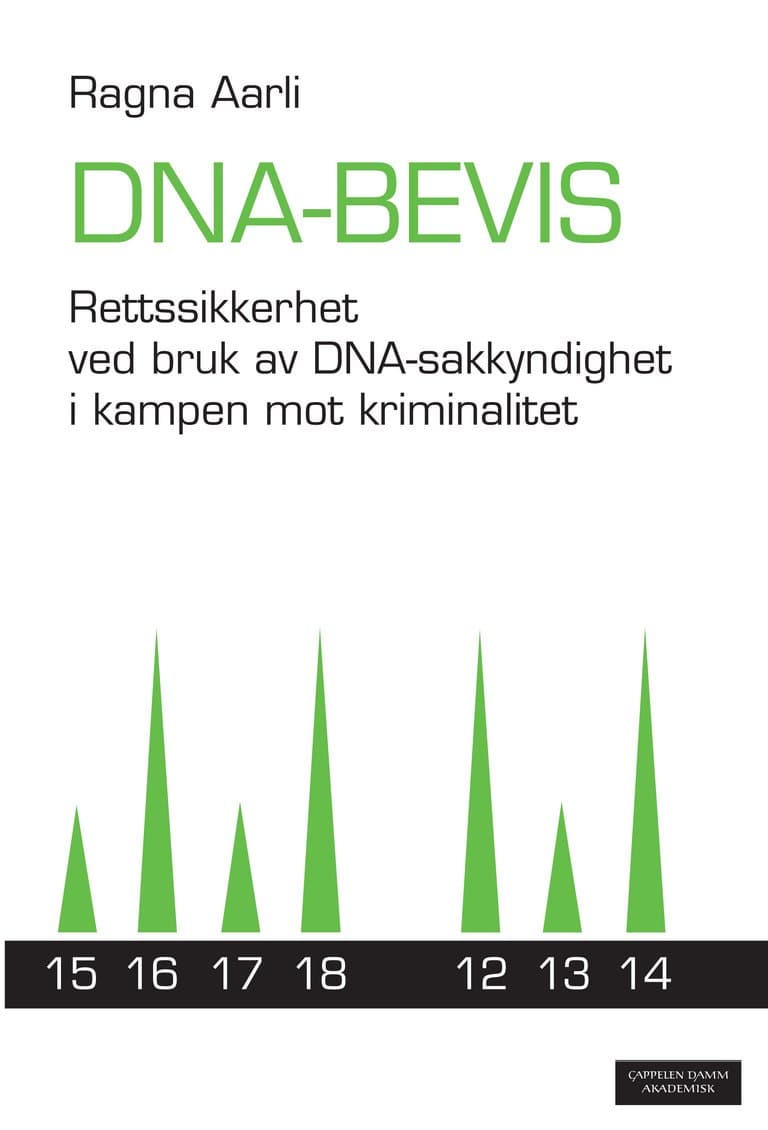 Omslag DNA-bevis av Ragna Aarli (Heftet)