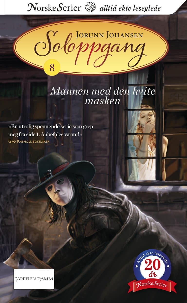 Omslag Mannen med den hvite masken av Jorunn Johansen (Ebok)