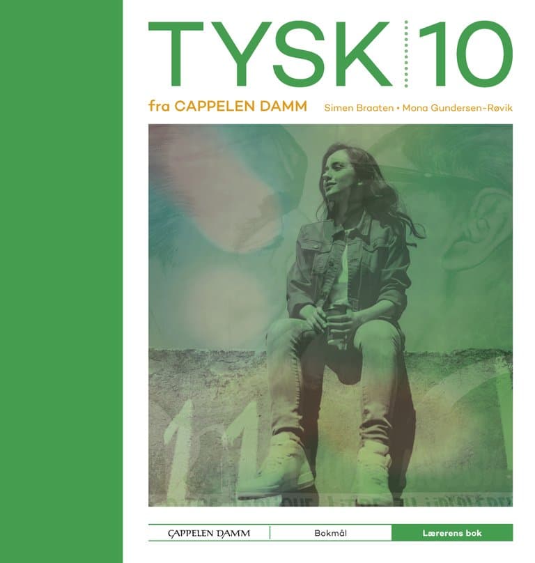 Omslag Tysk 10 fra Cappelen Damm Lærerens bok av Simen Braaten og Mona Gundersen-Røvik (Innbundet)