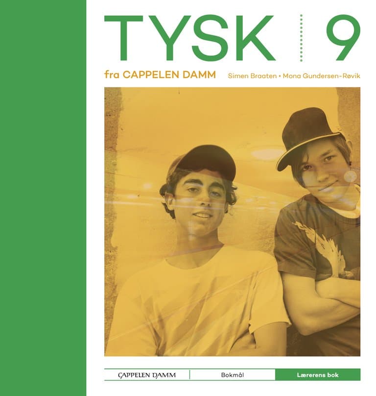 Omslag Tysk 9 fra Cappelen Damm Lærerens bok av Simen Braaten og Mona Gundersen-Røvik (Innbundet)