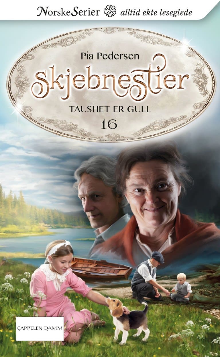 Omslag Taushet er gull av Pia Pedersen (Heftet)