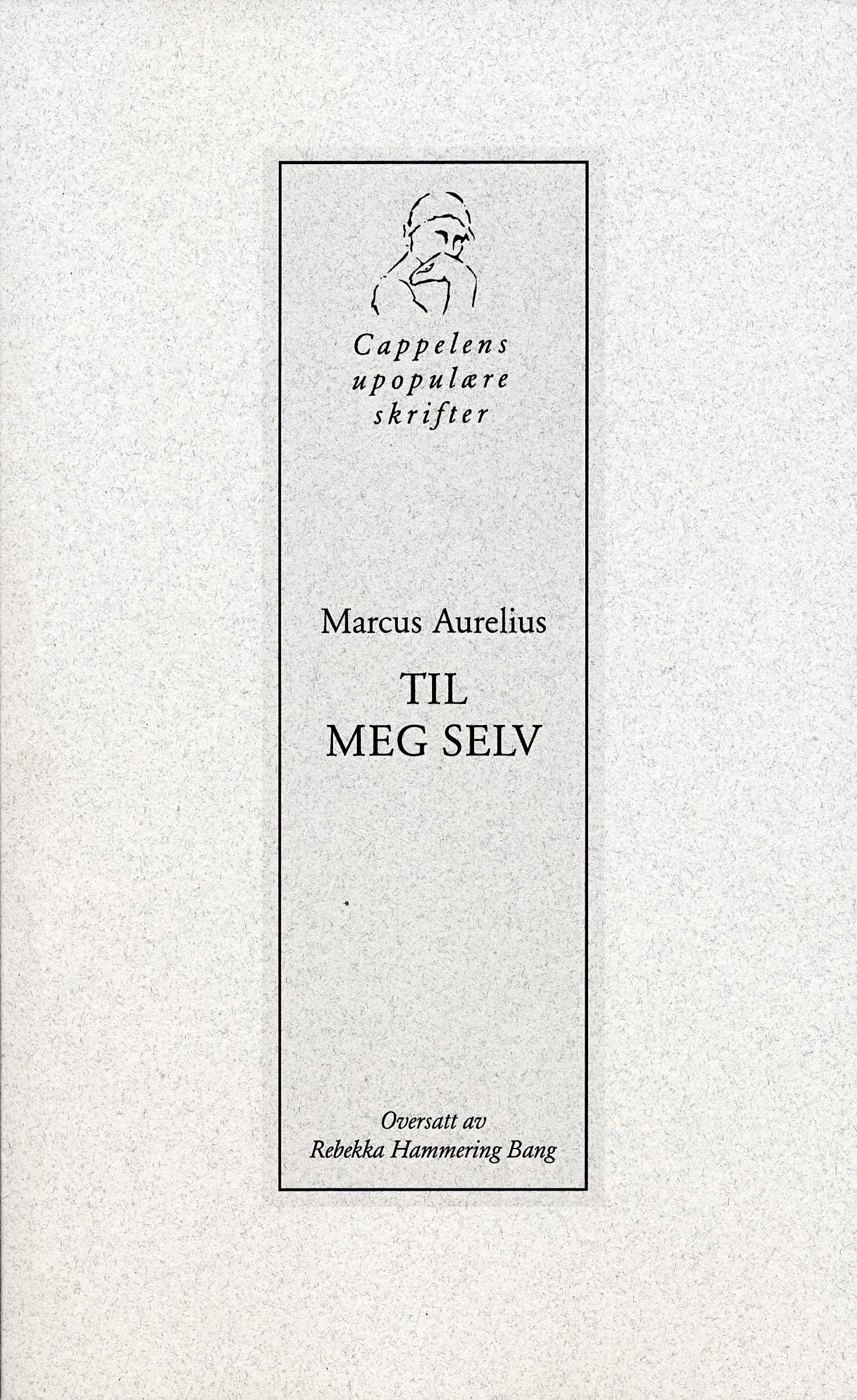 Omslag Til meg selv av Marcus Aurelius (Heftet)