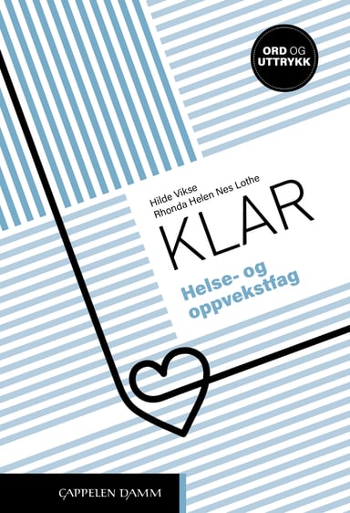 Omslag av "Klar Helse- og oppvekstfag"
