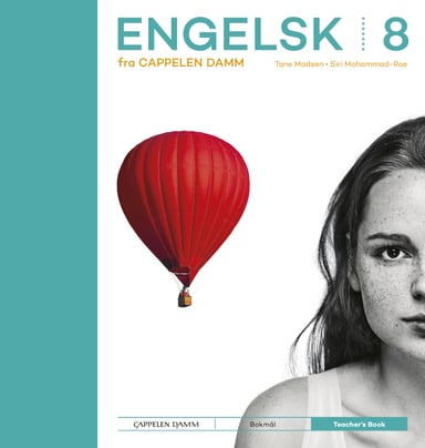 Omslag av "Engelsk 8 fra Cappelen Damm Teacher's Book"