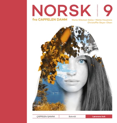 Omslag av "Norsk 9 fra Cappelen Damm Lærerens bok"