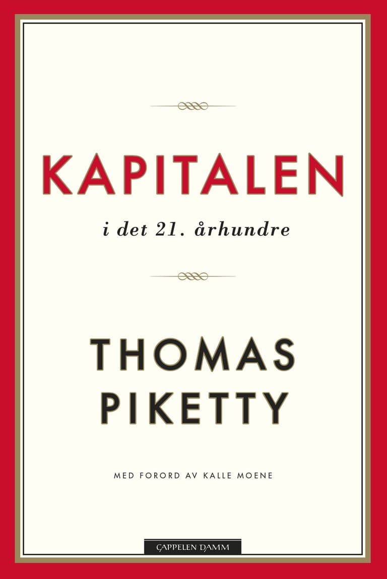 Omslag Kapitalen i det 21. århundre av Thomas Piketty (Ebok)