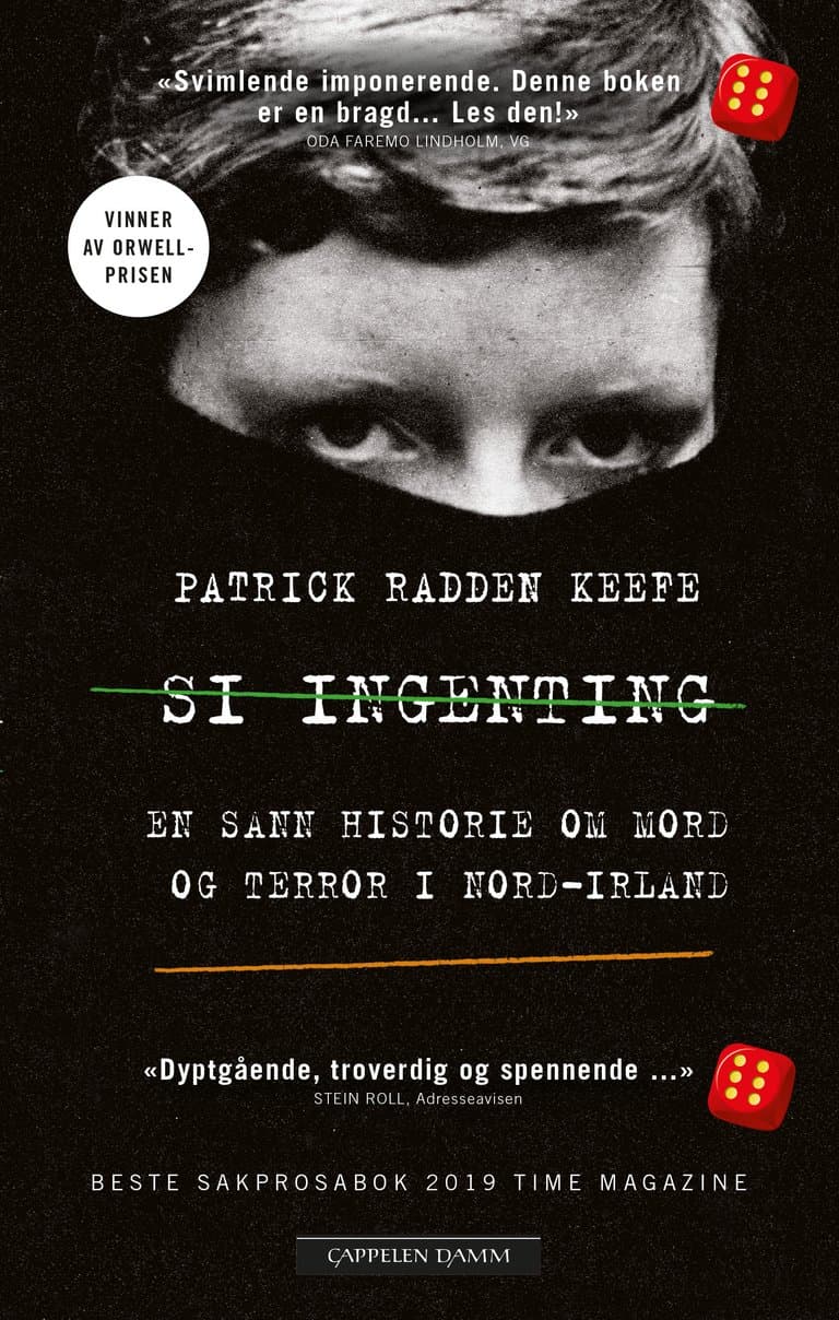Omslag Si ingenting av Patrick Radden Keefe (Innbundet)
