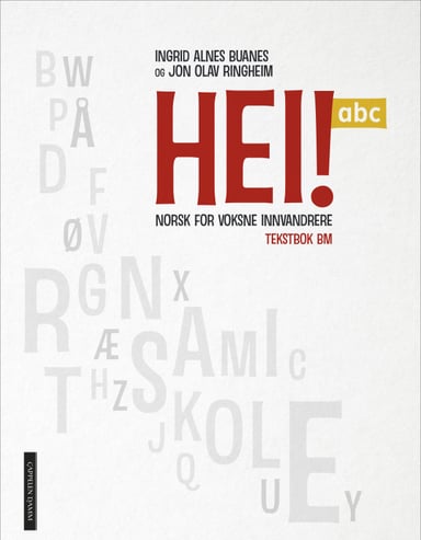 Omslag av "Hei! abc Tekstbok Bokmål m/Les, les, les"