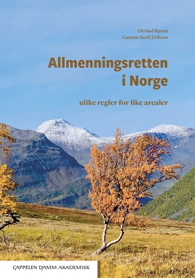 Omslag av "Allmenningsretten i Norge"
