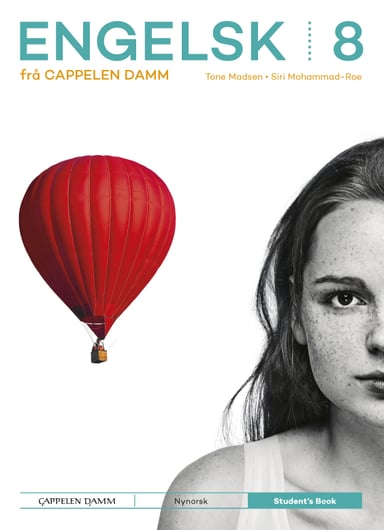 Omslag av "Engelsk 8 frå Cappelen Damm Student’s Book"