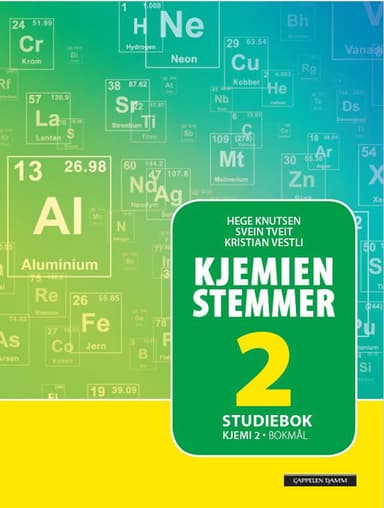 Kjemien stemmer Kjemi 2 Studiebok (2019)