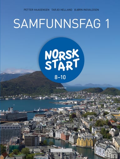 Omslag av "Norsk start 8-10 Samfunnsfag 1"