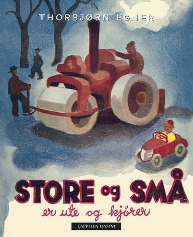 Omslag av "Store og små er ute og kjører"