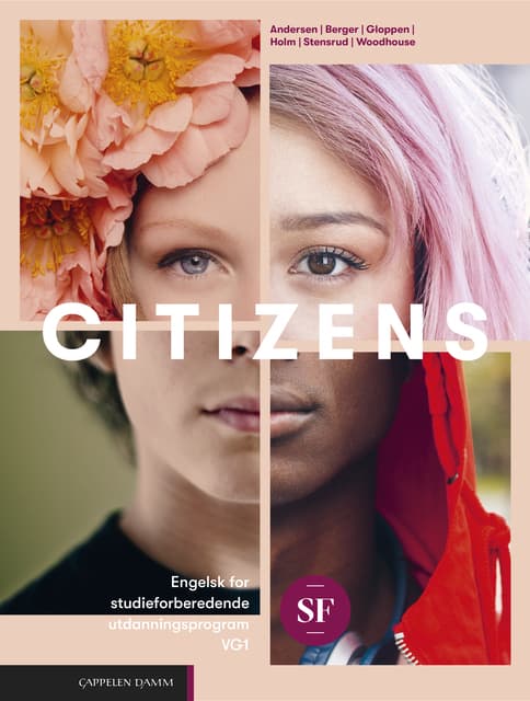 Omslag Citizens SF vg1 (LK20) av Vivill Andersen, Kristin Berger, Jaspreet Gloppen, Therese Holm, Monica Stensrud og David Woodhouse (Innbundet)