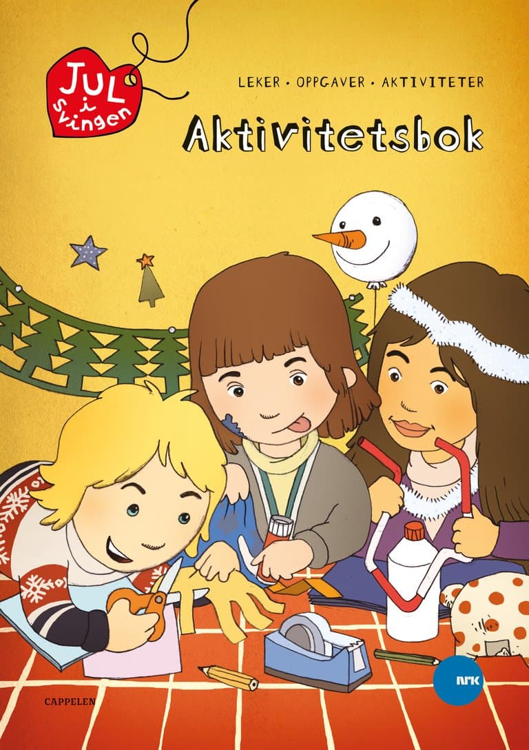 Omslag Jul i Svingen - Aktivitetsbok av Pia Larsen (Heftet)