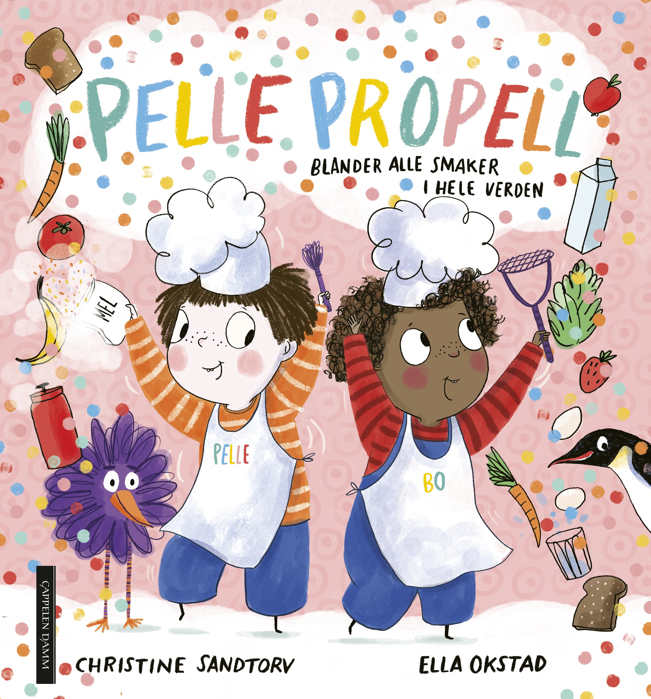 Omslag Pelle Propell blander alle smaker i hele verden av Christine Sandtorv og Ella Okstad (Ebok)