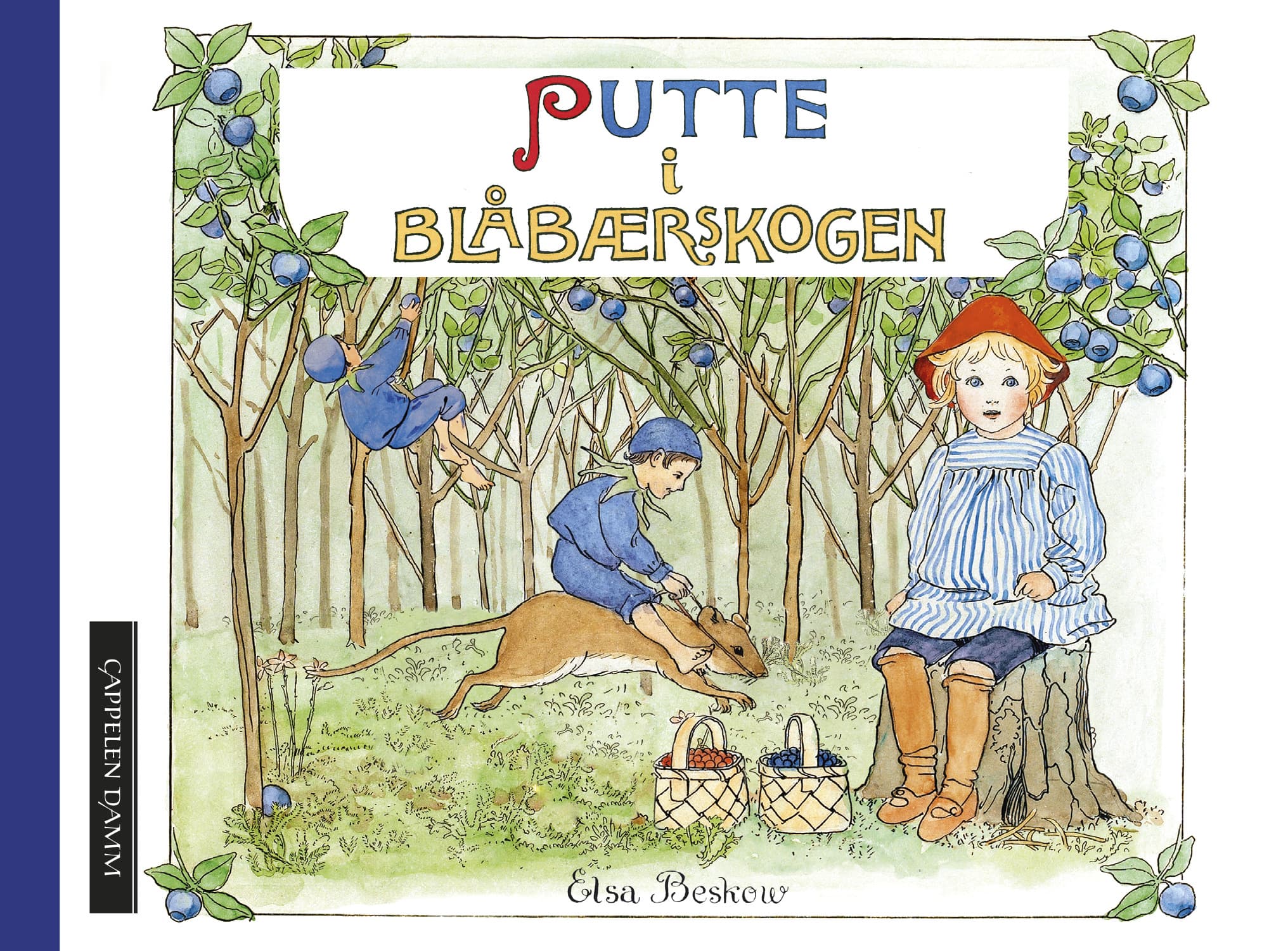 Omslag Putte i blåbærskogen av Elsa Beskow (Innbundet)