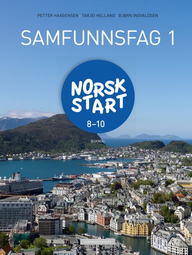 Omslag av "Norsk start 8-10 Samfunnsfag 1"