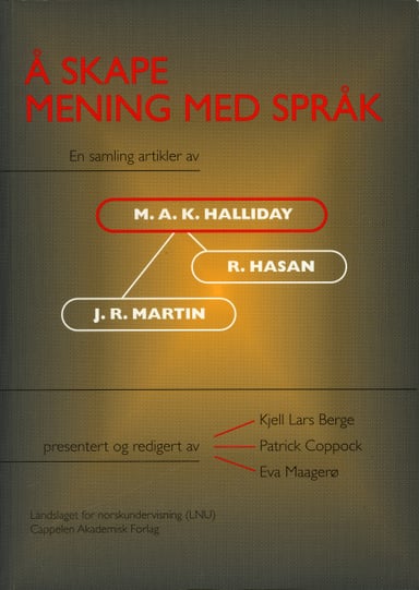 Omslag av "Å skape mening med språk"