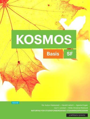 Omslag av "Kosmos SF Basis Arbeidsbok (2017)"