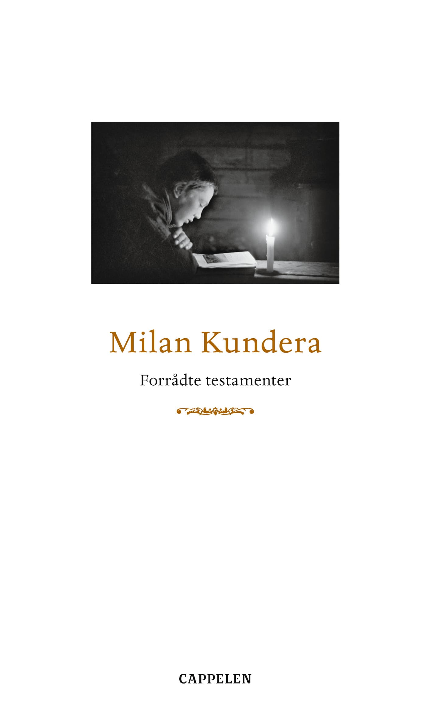 Omslag Forrådte testamenter av Milan Kundera (Heftet)