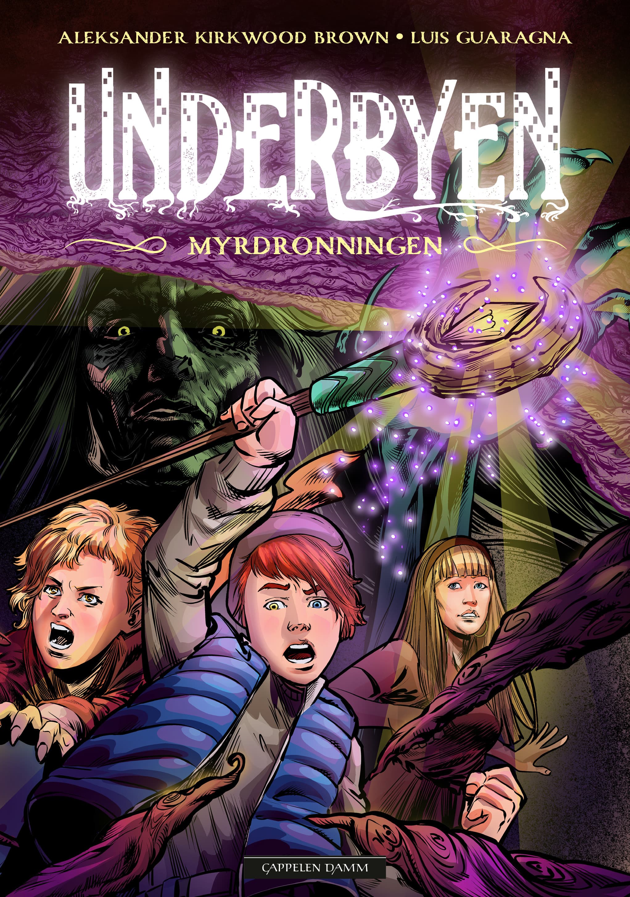 Omslag Underbyen - Myrdronningen av Aleksander Kirkwood Brown (Ebok)