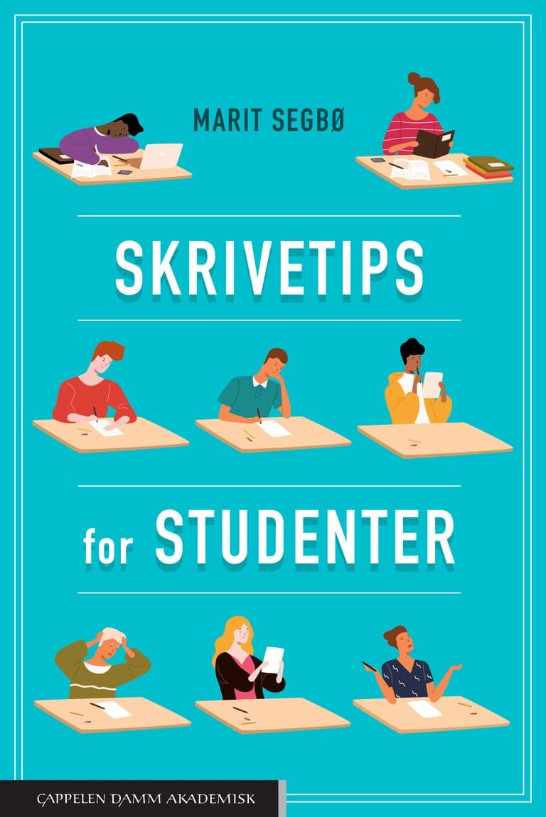 Omslag Skrivetips for studenter av Marit Segbø (Heftet)