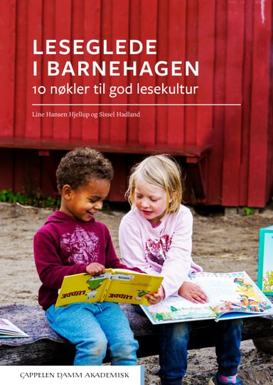 Omslag av "Leseglede i barnehagen"