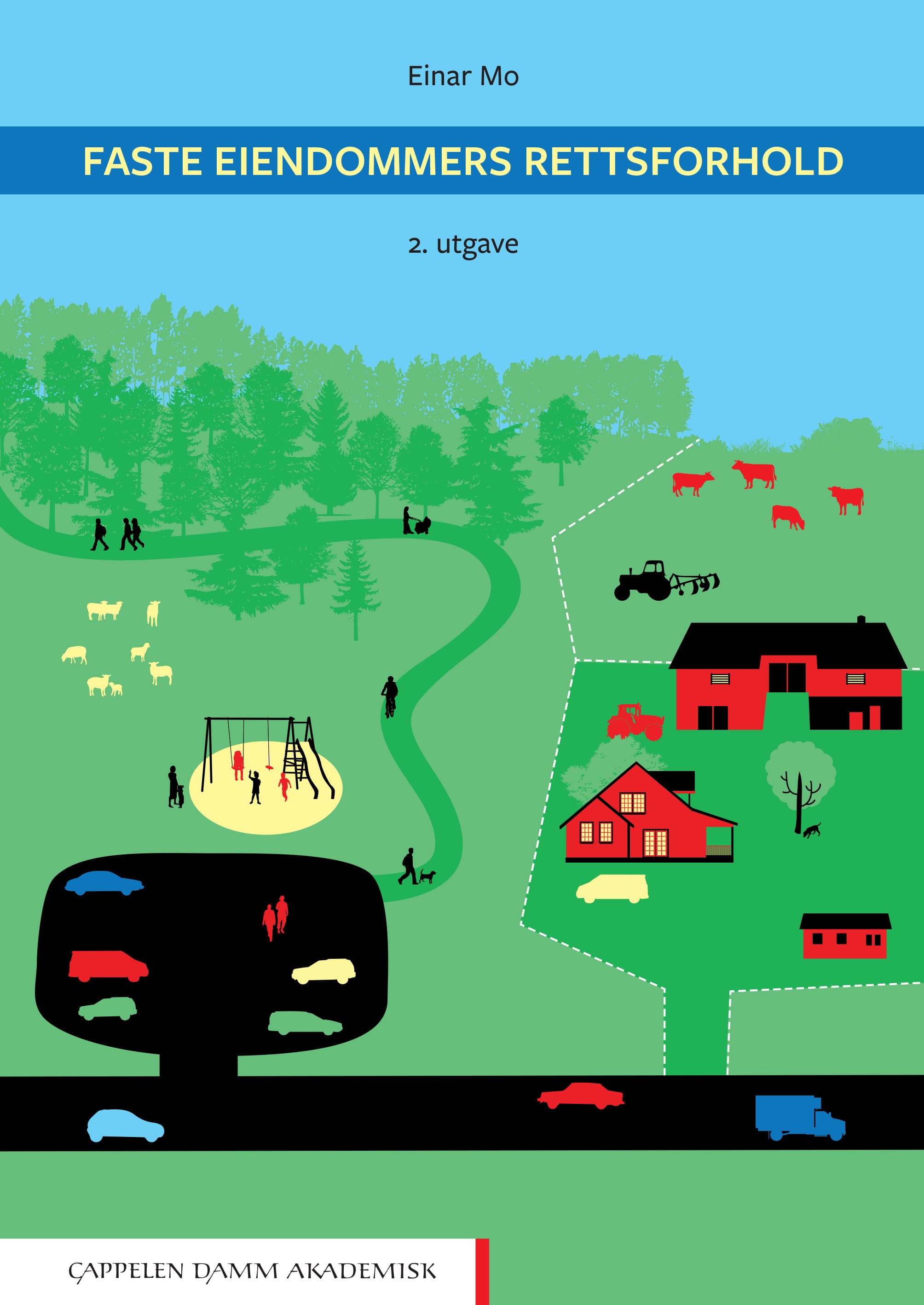 Omslag Faste eiendommers rettsforhold av Einar Mo (Ebok)