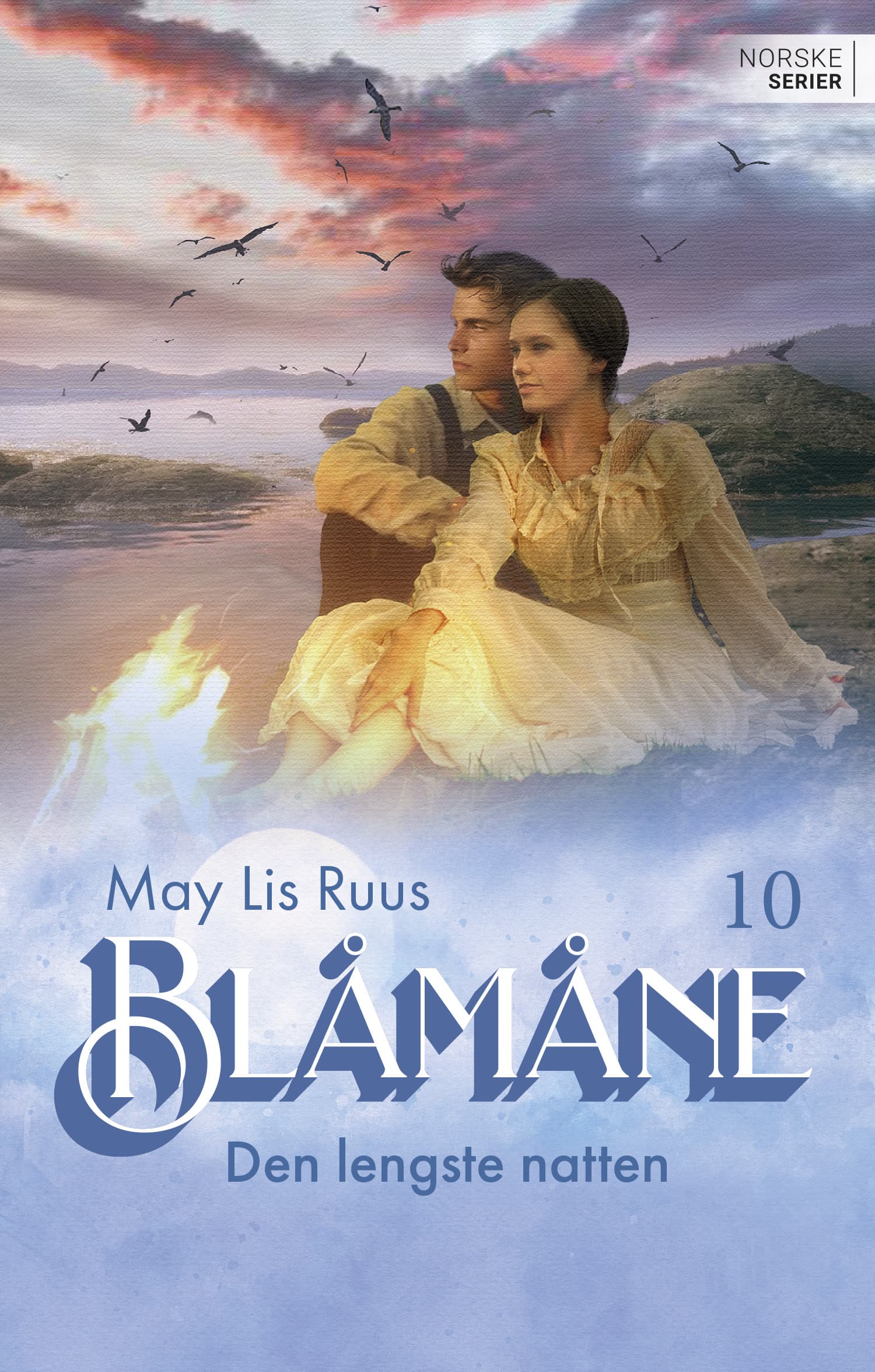 Omslag Den lengste natten av May Lis Ruus (Heftet)
