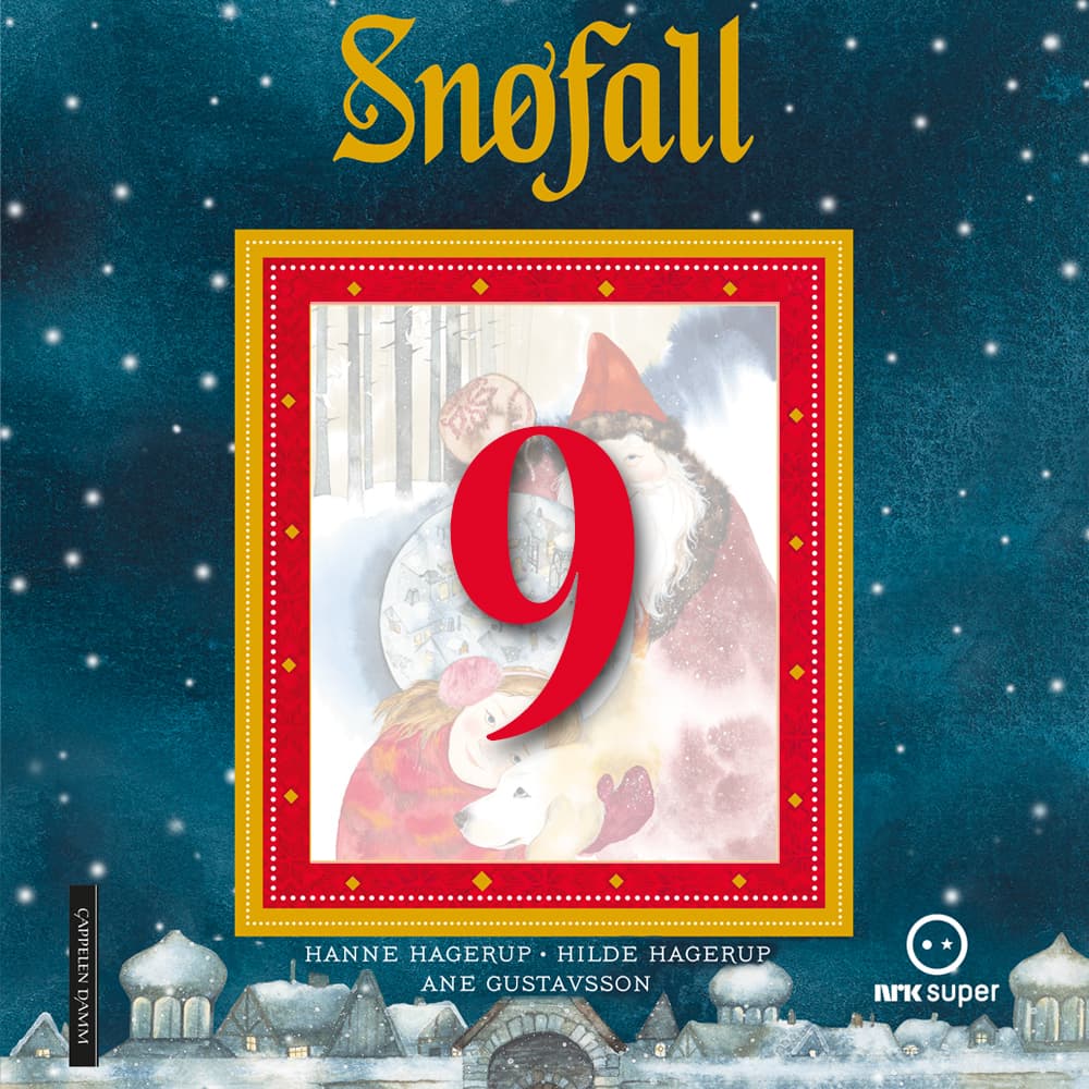 Omslag Snøfall 9. desember av Hanne Hagerup og Hilde Hagerup (Lydbok)