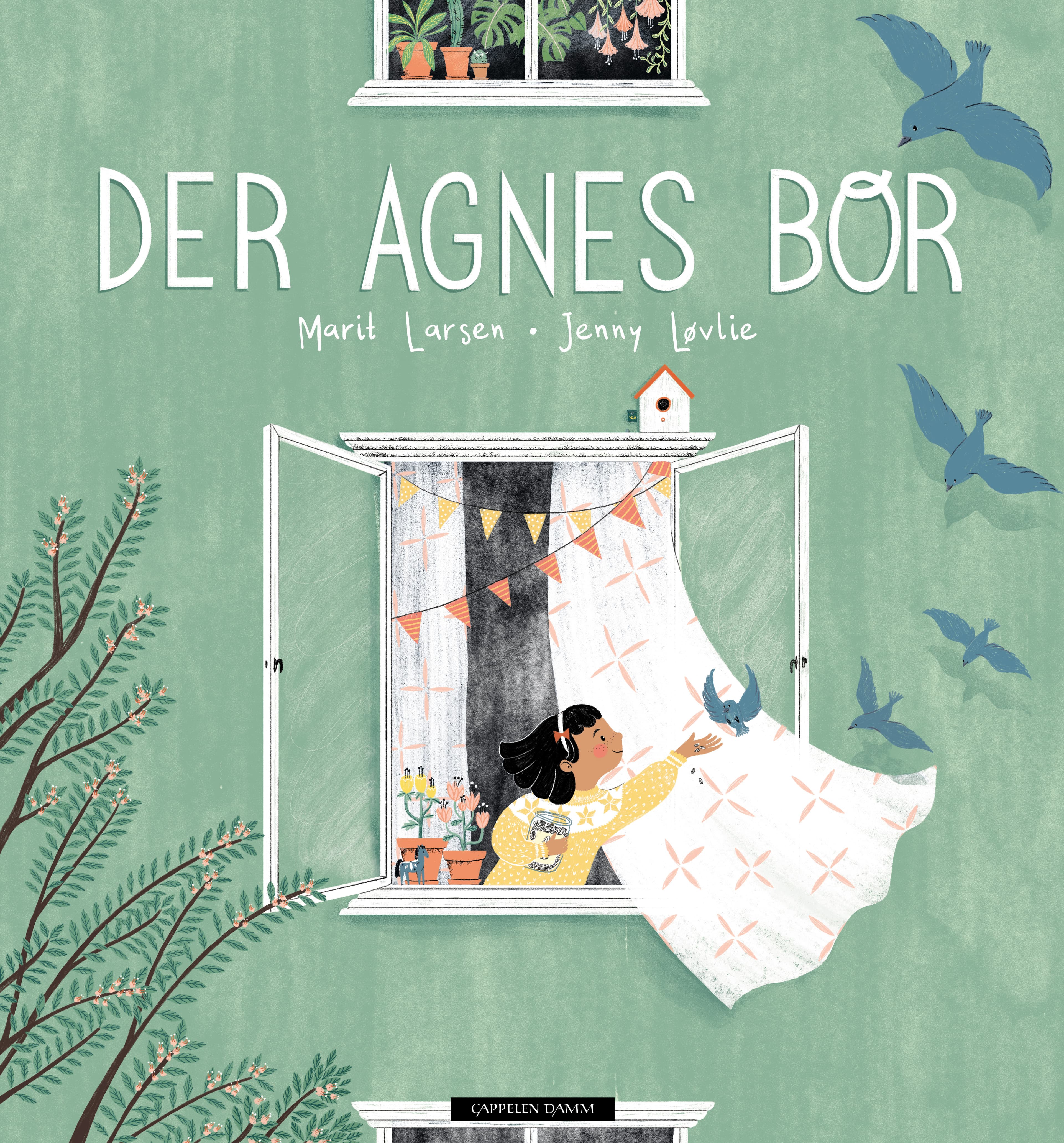 Omslag Der Agnes bor av Marit Larsen og Jenny Løvlie (Ebok)