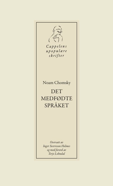 Omslag av "Det medfødte språket"