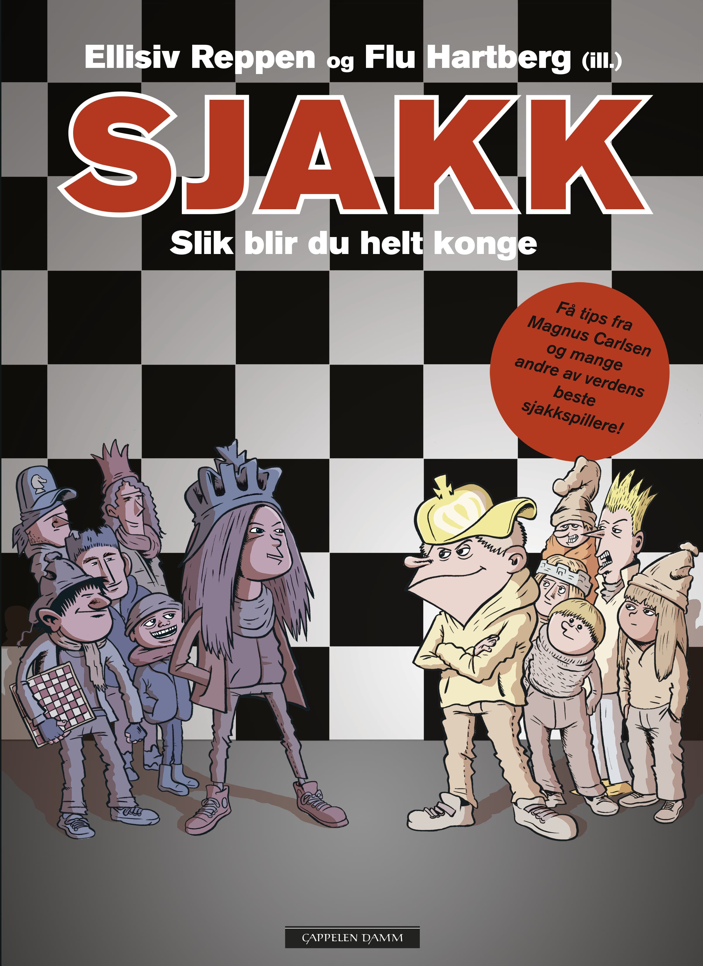 Omslag Sjakk av Ellisiv Reppen (Innbundet)