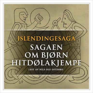 Omslag av "Sagaen om Bjørn Hitdølakjempe"