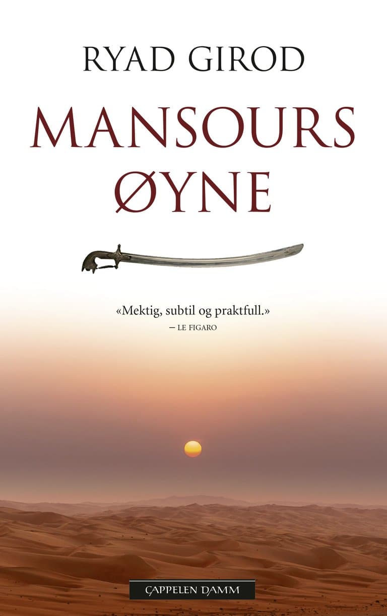 Omslag Mansours øyne av Ryad Girod (Innbundet)