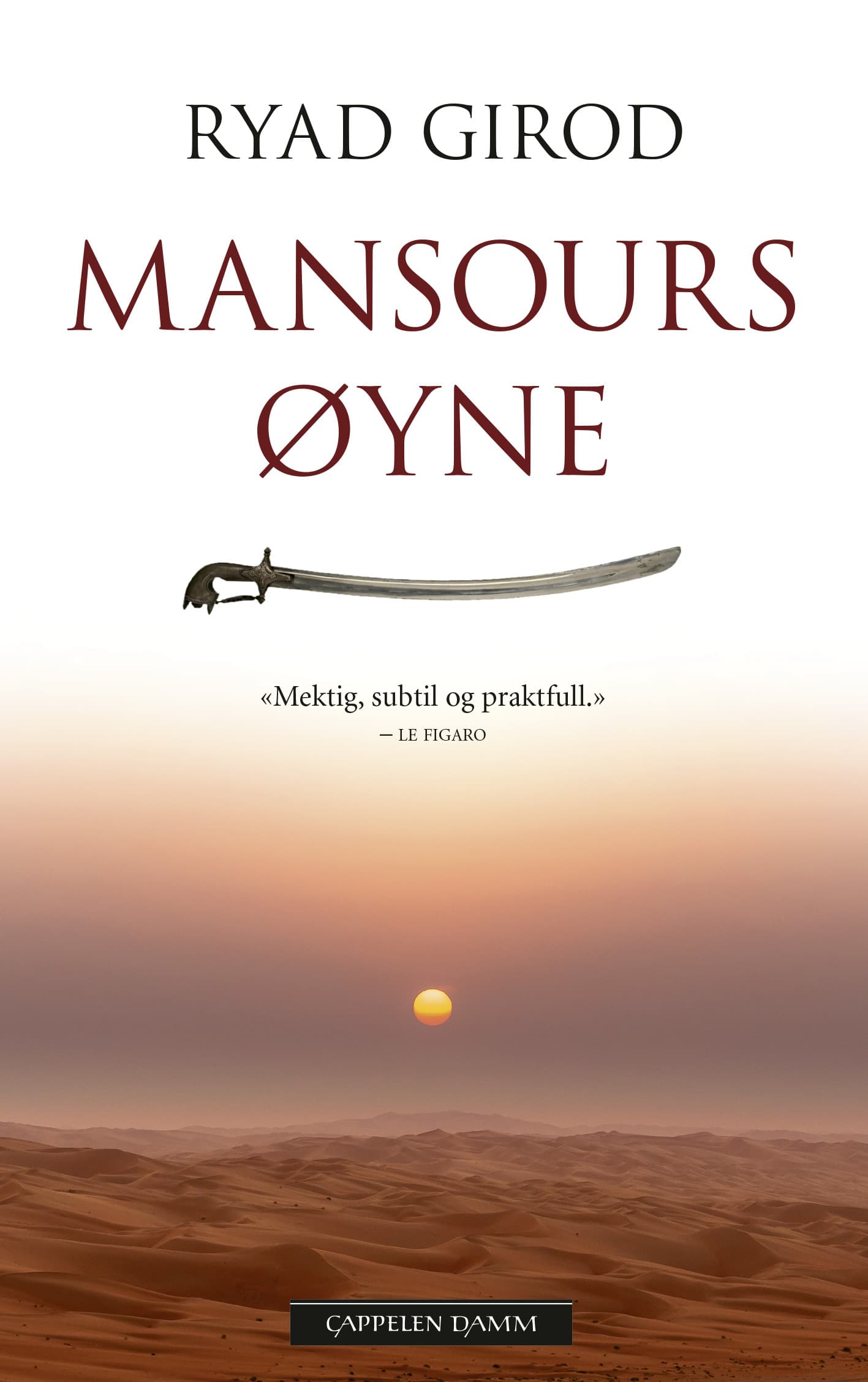 Omslag Mansours øyne av Ryad Girod (Innbundet)