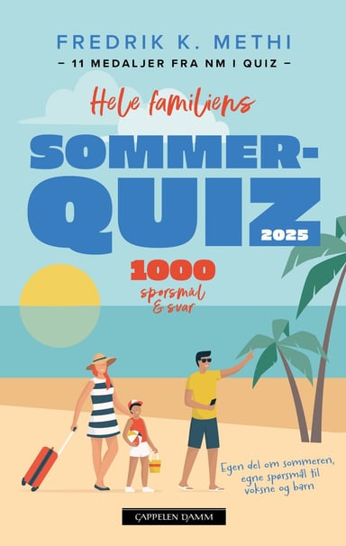 Omslag av "Hele familiens sommerquiz 2025"