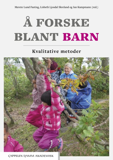 Omslag av "Å forske blant barn"
