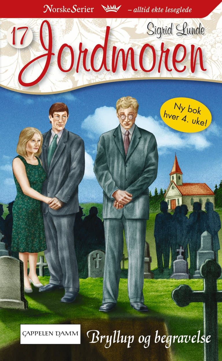 Omslag Bryllup og begravelse av Sigrid Lunde (Ebok)