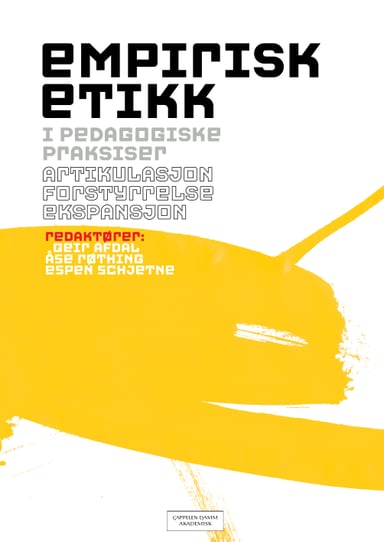 Omslag av "Empirisk etikk i pedagogiske praksiser"