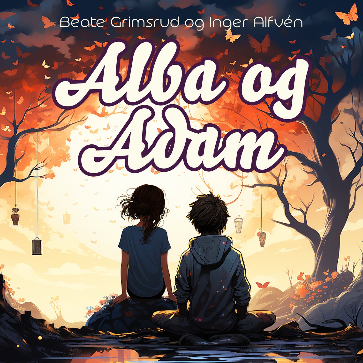 Omslag Alba og Adam av Beate Grimsrud (Lydbok)