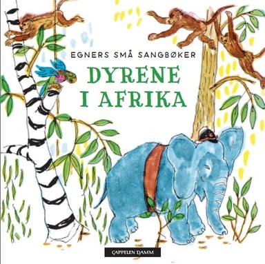 Omslag av "Dyrene i Afrika"