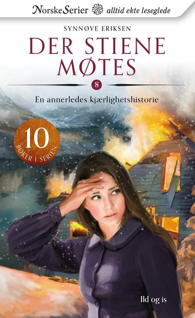Omslag av "Ild og is"