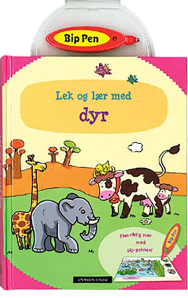 Omslag av "Lek og lær med dyr"