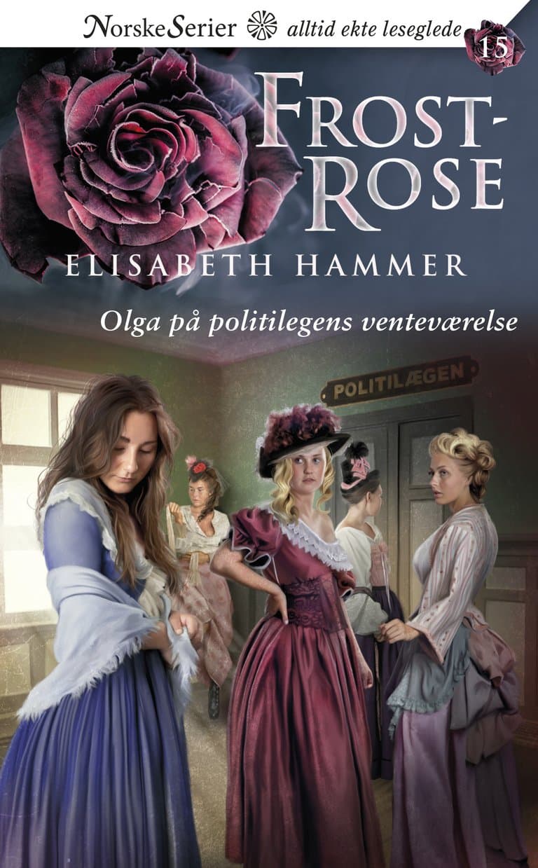 Omslag Olga på politilegens venteværelse av Elisabeth Hammer (Ebok)