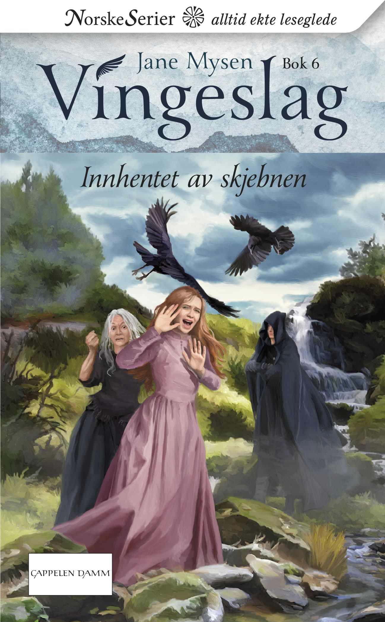 Omslag Innhentet av skjebnen av Jane Mysen (Ebok)